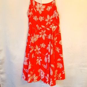 Gap floral elastic back panel slip on dress for the summer
